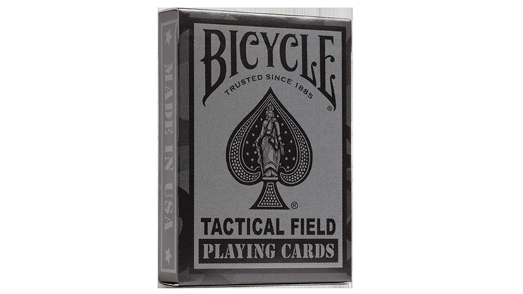 Bicycle Tactical Field Black Playing Cards by US Playing Card Co