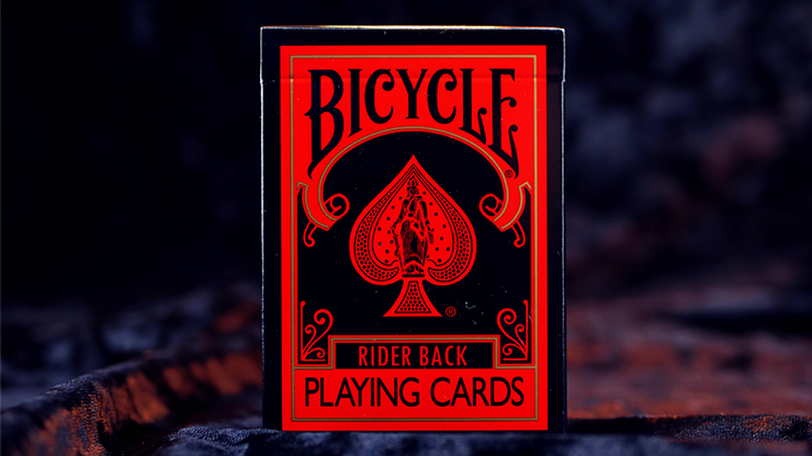 Red bicycle deck hotsell