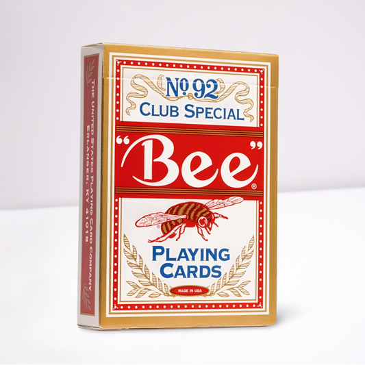 Bee Playing Cards Gold Poker (Red)