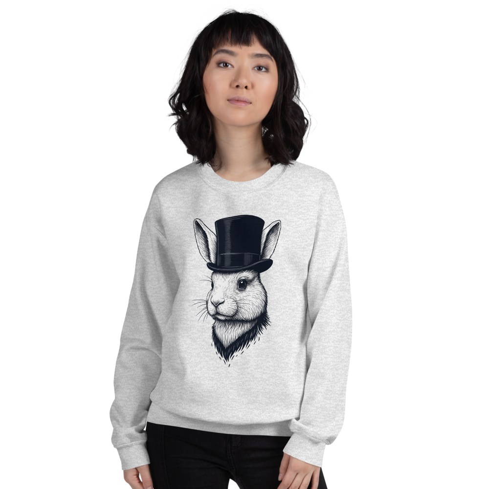 Dapper Hare: Unisex Sweatshirt