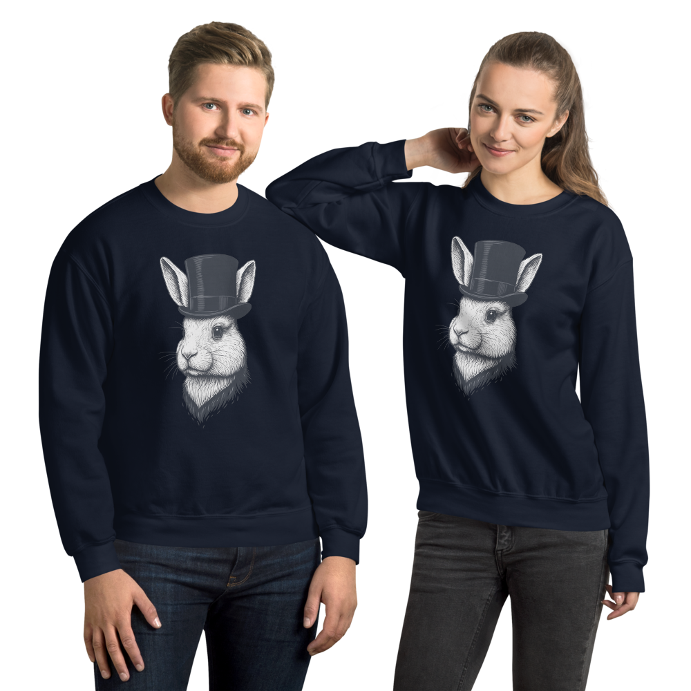 Dapper Hare: Unisex Sweatshirt