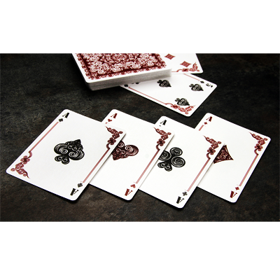 Bicycle White Collar Playing Cards by Collectable Playing Cards - Available at pipermagic.com.au