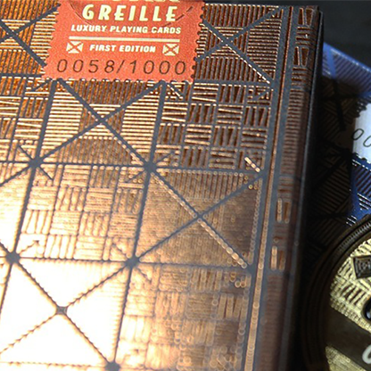 LUXX® Greille (Copper/Black) Playing Cards - Available at pipermagic.com.au