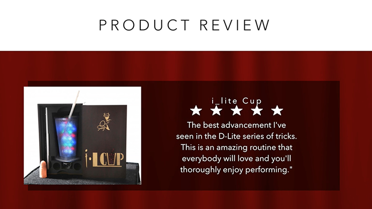 I-Lite Cup V2 (White) by Victor Voitko (Gimmick and Online Instructions) - Trick