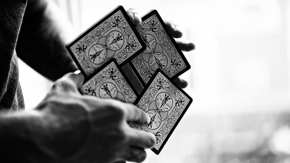 Bicycle Black Tiger Red Playing Cards - Available at pipermagic.com.au
