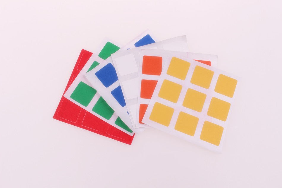 3x3 Puzzle Cube - Replacement Stickers - Available at pipermagic.com.au