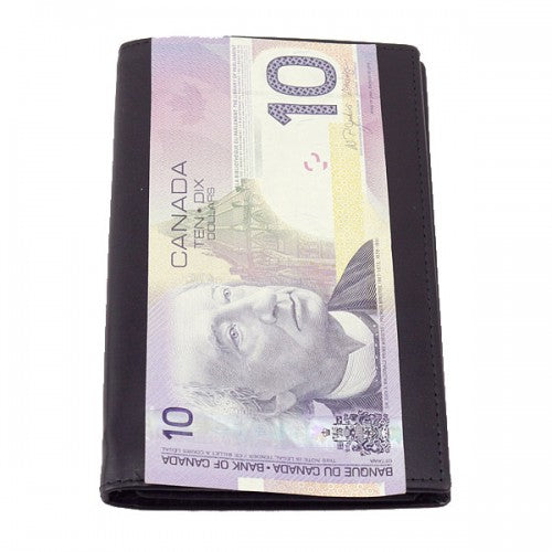 JOL Small Plus Wallet - Black Leather by Jerry O’Connell and PropDog - Available at pipermagic.com.au