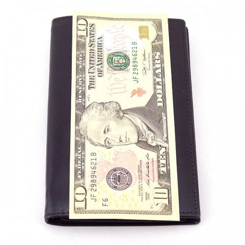 JOL Small Plus Wallet - Black Leather by Jerry O’Connell and PropDog - Available at pipermagic.com.au