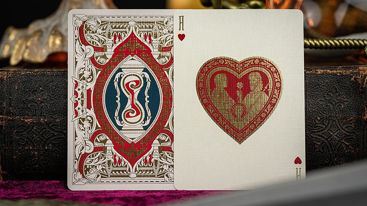 The Successor Monarch White Limited Edition Playing Cards - Piper Magic