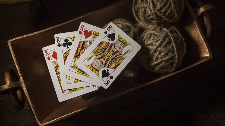 Tycoon Playing Cards (Black) by theory11 - Piper Magic