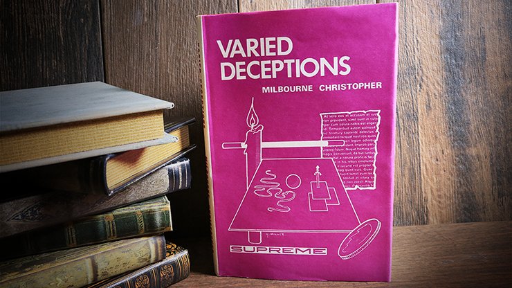 Varied Deceptions (Limited/Out of Print) by Milbourne Christopher - Book - Piper Magic