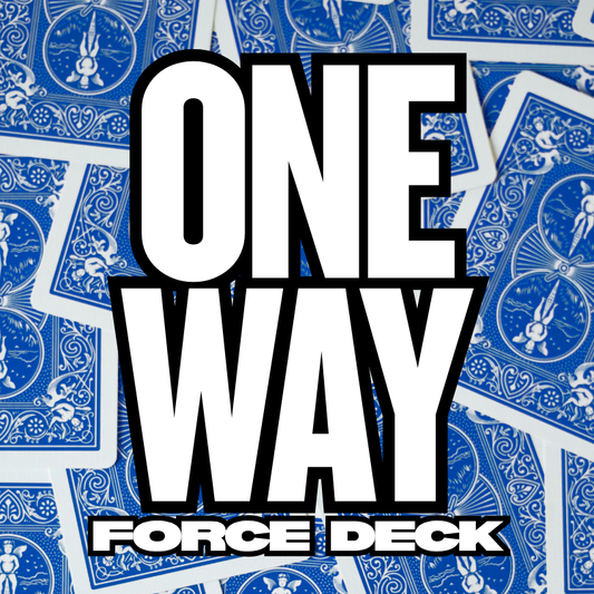 One Way Force Playing Cards - Bicycle (Blue)