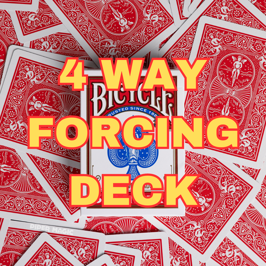 4 Way Forcing Deck (Red Bicycle)