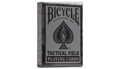 Bicycle Tactical Field Black Playing Cards by US Playing Card Co Piper Magic