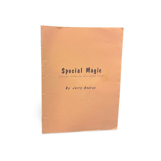 Special Magic Lecture Notes Japan