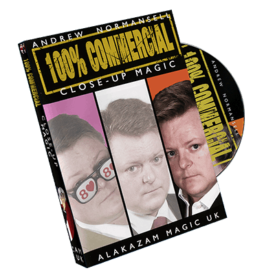 100 Percent Commercial Volume 3 - Close-Up Magic by Andrew Normansell - DVD - Available at pipermagic.com.au