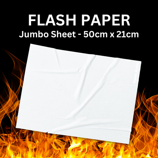 Flash Paper (White) - Jumbo Sheet 50 x 21cm