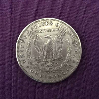 Folding Coin (Morgan Dollar) - Available at pipermagic.com.au