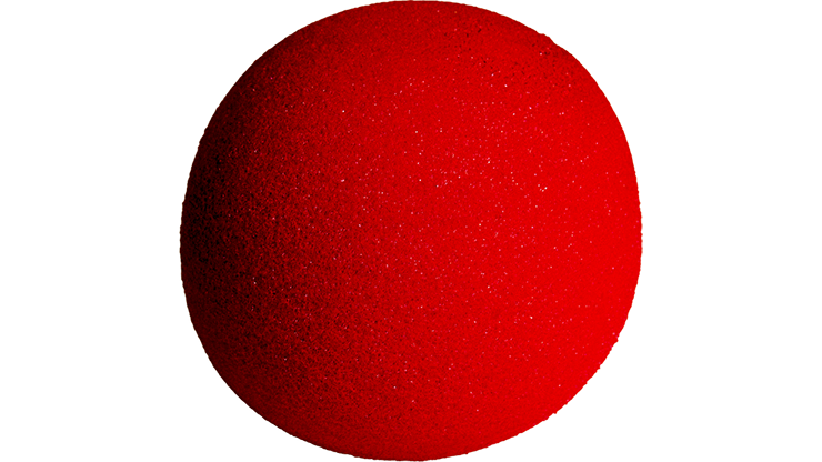 4 inch Super Soft Sponge Ball (Red) from Magic by Gosh (1 each)