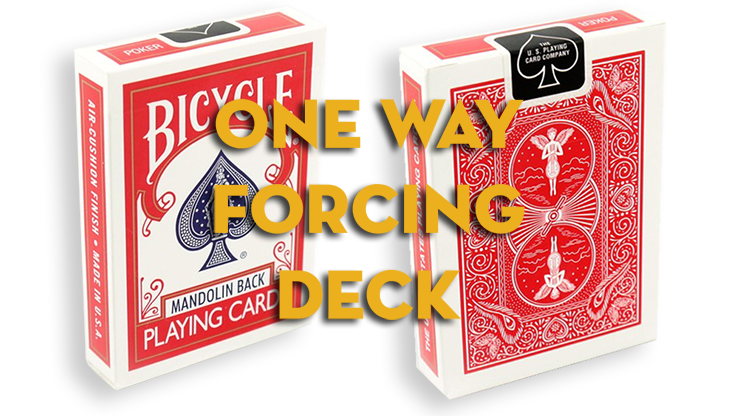 Assorted Mandolin Red One Way Forcing Deck (assorted values)