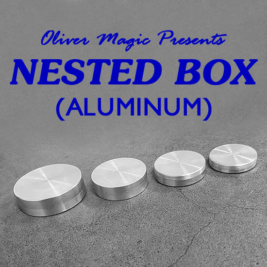 Nested Box (Aluminum) by Oliver Magic - Available at pipermagic.com.au