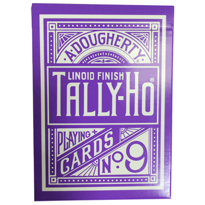 Tally Ho Reverse Circle back (Purple) Limited Ed. by Aloy Studios / USPCC - Available at pipermagic.com.au