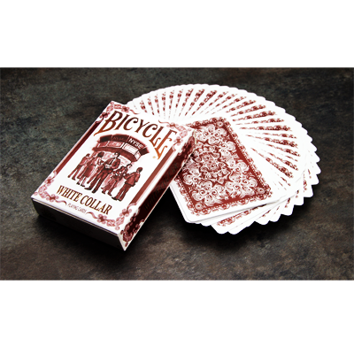 Bicycle White Collar Playing Cards by Collectable Playing Cards - Available at pipermagic.com.au