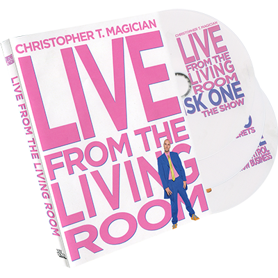 Live From The Living Room 3-DVD Set starring Christopher T. Magician - Available at pipermagic.com.au