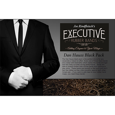 Joe Rindfleisch's Executive Rubber Bands (Dan Hauss - Black Pack) by Joe Rindfleisch - Trick