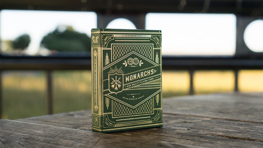 Monarch Playing Cards (Green) by theory11