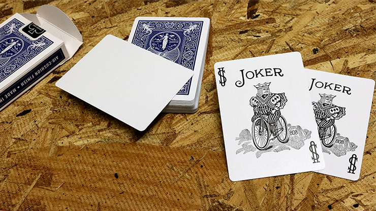 Bicycle Maiden Back (Blue) by US Playing Card Co