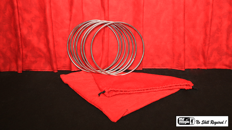 8" Linking Rings SS (7 Rings) by Mr. Magic - Trick