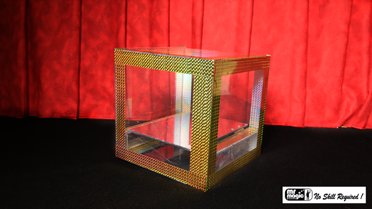 Crystal Flash Appearance Box (8" x 8" x 8") by Mr. Magic - Trick