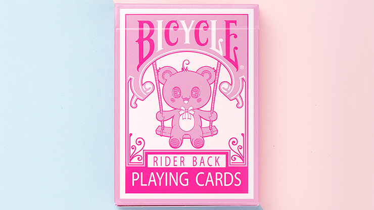 Bicycle Lovely Bear Cards - Pink (Limited Edition) - Available at pipermagic.com.au