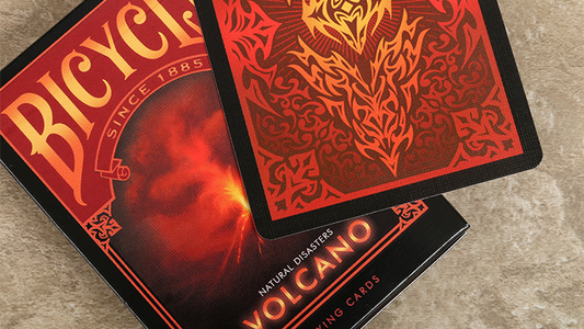 Bicycle Natural Disasters "Volcano" Playing Cards by Collectable Playing Cards