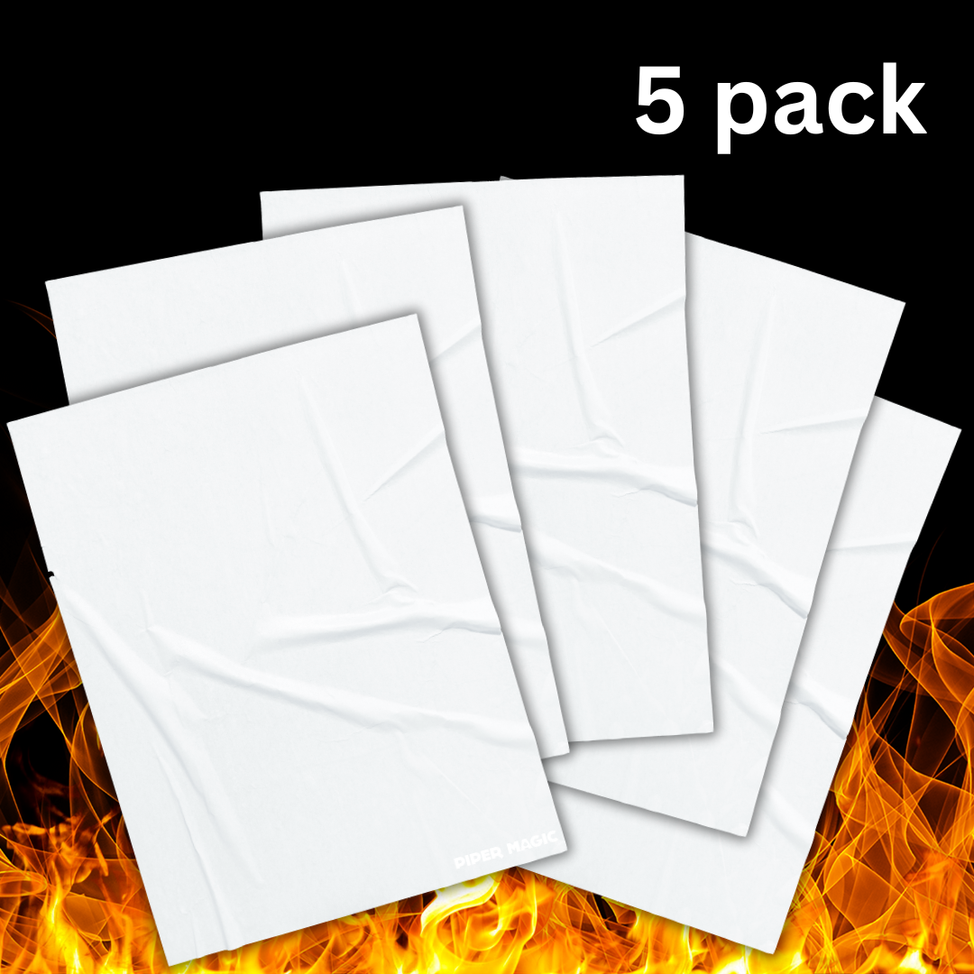Extra Magic Flash Paper (Pack of 5 Pcs) Size 50X20CM – Magic Paper Wand