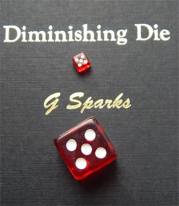 Diminishing Die (Red) by G Sparks - Trick - Available at pipermagic.com.au