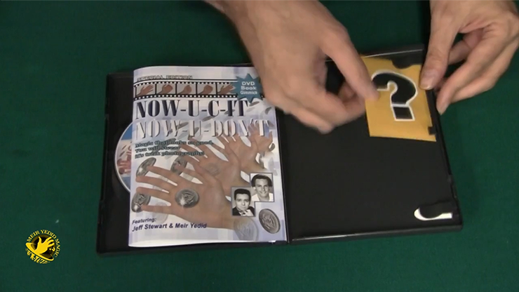 Special Edition NOW-U-C-IT, NOW-U-DON'T (DVD, Book and Gimmick) by Jeff Stewart and Meir Yedid - Trick