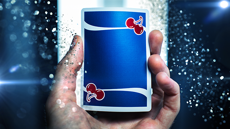 Cherry Casino Playing Cards (Tahoe Blue) by Pure Imagination Projects