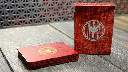 FIBER BOARDS Cardistry Trainers (Jasper Red) by Magic Encarta - Trick - Available at pipermagic.com.au