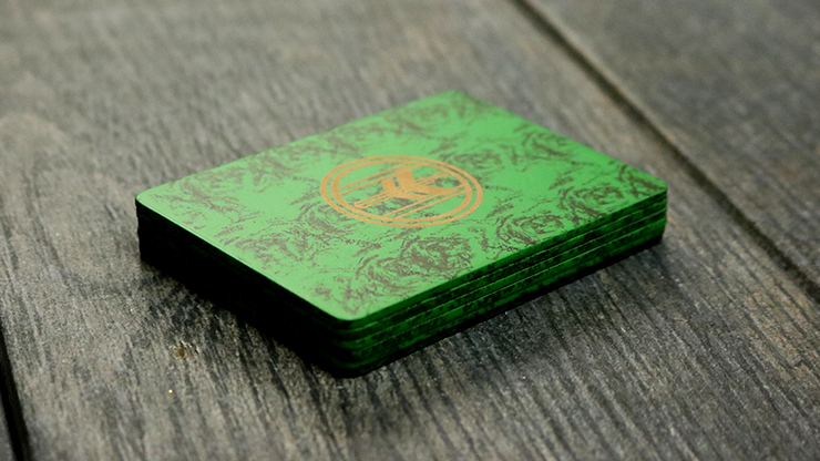 FIBER BOARDS Cardistry Trainers (Emerald Green) by Magic Encarta - Trick