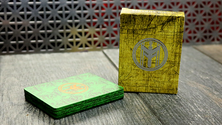FIBER BOARDS Cardistry Trainers (Emerald Green) by Magic Encarta - Trick - Available at pipermagic.com.au
