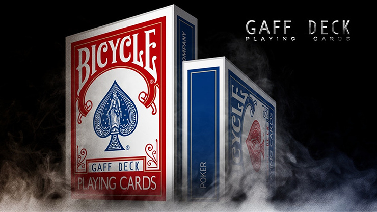 Bicycle Gaff Rider Back (Red) Playing Cards by Bocopo - Available at pipermagic.com.au