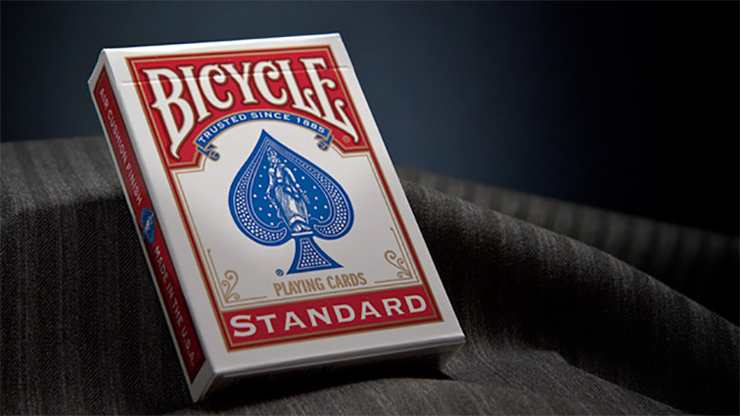 Bicycle Standard Playing Cards in Mixed Case Red/Blue(12pk)with individual hang tabs on deck by USPCC