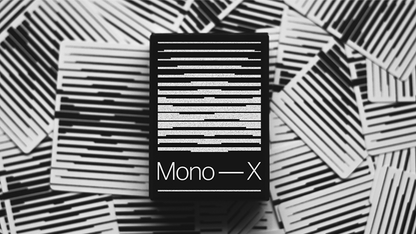 Mono - X Playing Cards - Available at pipermagic.com.au