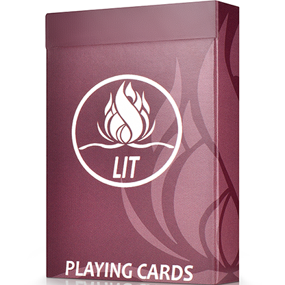 LIT Playing Cards by Michael McClure - Available at pipermagic.com.au