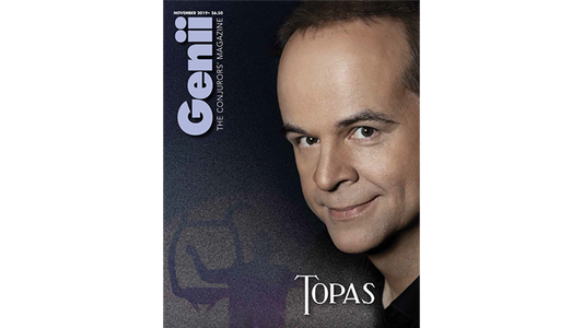 Genii Magazine "Topas" November 2019 - Book - Available at pipermagic.com.au