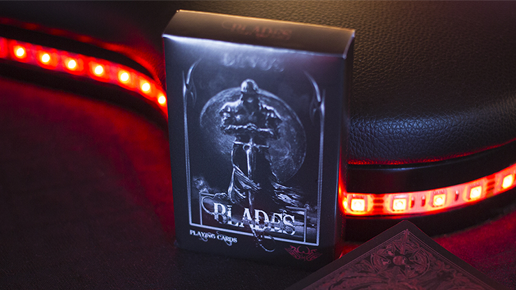 The Master Series - Blades Blood Moon by De'vo (Standard Edition) Playing Cards - Available at pipermagic.com.au