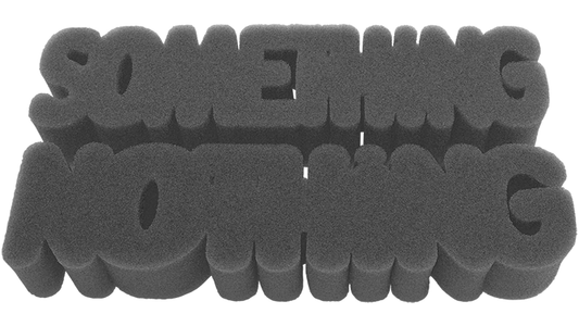 Hard Sponge - Something Or Nothing (Grey) by Goshman - Available at pipermagic.com.au