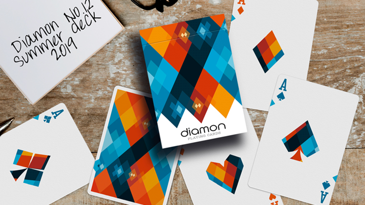 Diamon Playing Cards N° 12 Summer 2019 Playing Cards by Dutch Card House Company - Available at pipermagic.com.au